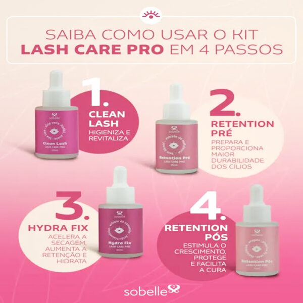 Kit Lash Care Pro Sobelle 4 unidades - Imagem 2