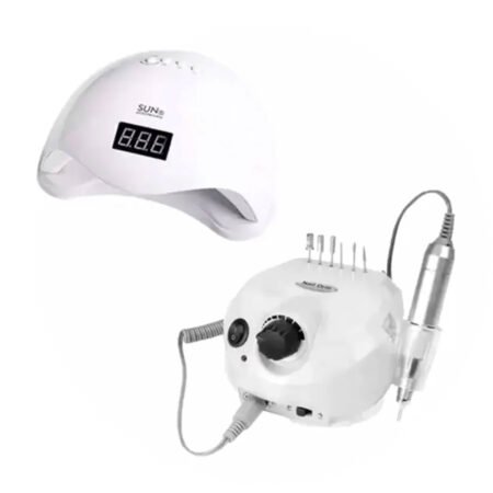 Kit Cabine Sun 5 Branca + Motor Porquinho Branco Sioux 8018 35.000 RPM