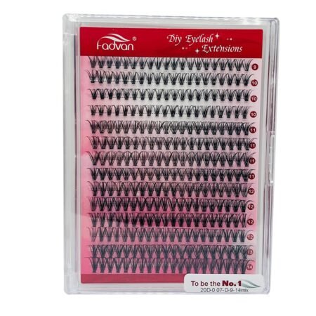Cílios Tufo Sem Nó Fadvan 20D- 0.07D 9-14mm Mix