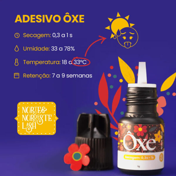 Cola de Cilios Beautify Pro Oxe 3g - Imagem 2