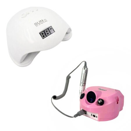 Kit Cabine Sun 5 Branca + Motor  Porquinho Rosa 202 Plus 45.000 RPM