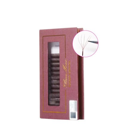 Cílios DeceMars 5D 0.07D Mix 14mm Marrom