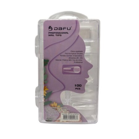 Postiça Bailarina Transparente Longa Base Fosca Dafu 100 unidades