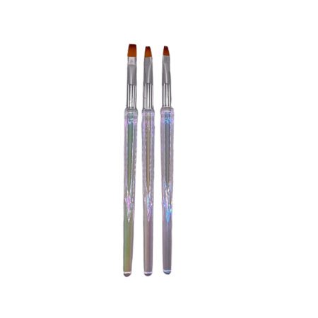 Kit Pincel Crystal Dafu 3 unidades