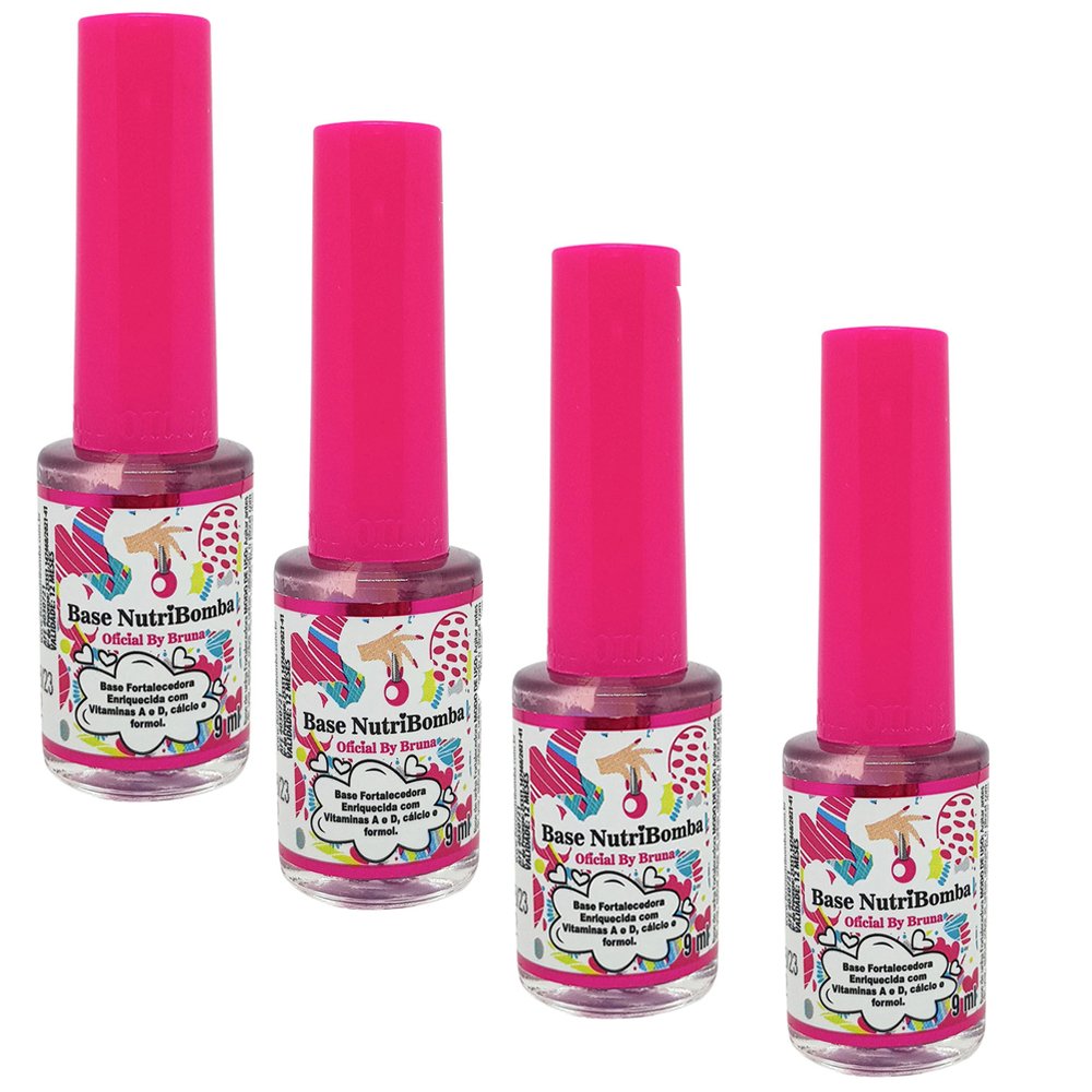 Kit 4 Base Fortalecedora NutriBomba 9ml