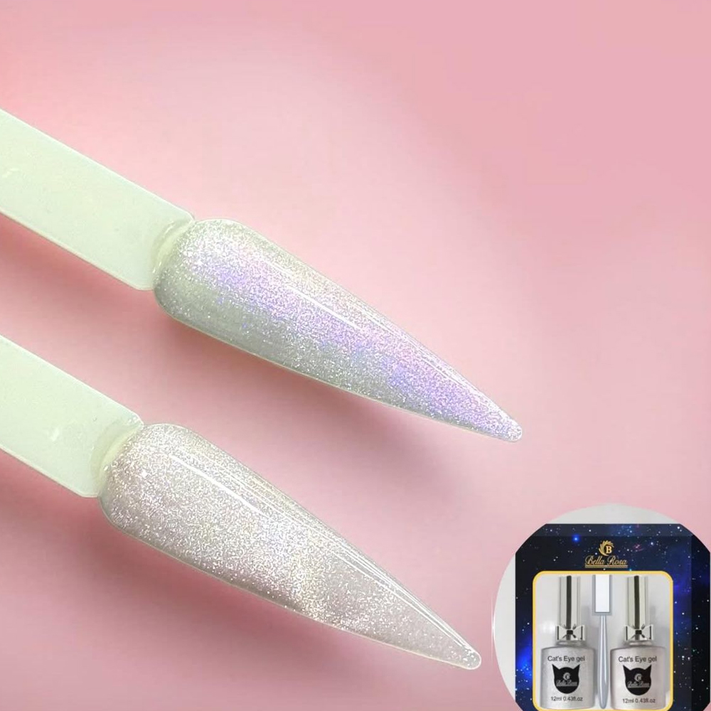 Kit Esmalte em Gel Olho de Gato Bella Rosa 12ml - Imagem 2