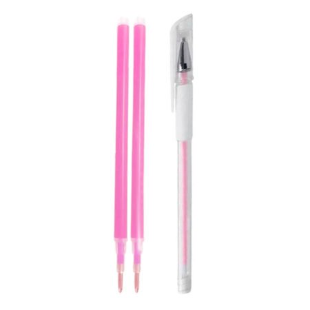 Caneta em Gel com Refil Rosa