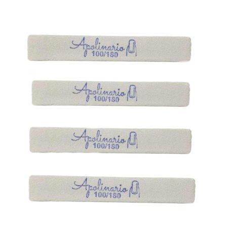 Kit 4 Lixa  Quadrada Apolinário Grossa 100/180 #PG3