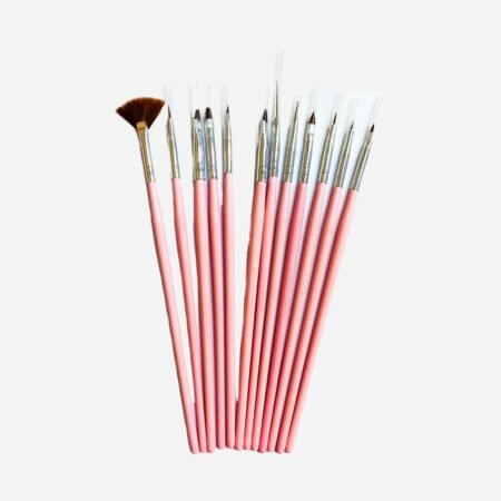 Kit Pincel de Decoração Rosa 12 unidades