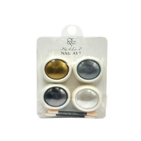 Po Cromado Colorido Real Love 4 unidades