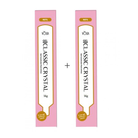 Kit 2 Gel Volia Classic Crystal 14g Refil - Compre 1 Leve 2