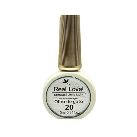 Esmalte em Gel Linha Light Olho de Gato 20 Real Love 10ml