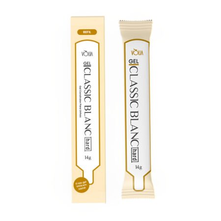 Kit 2 Gel Volia Classic Blanc Hard 14g Refil - Compre 1 Leve 2