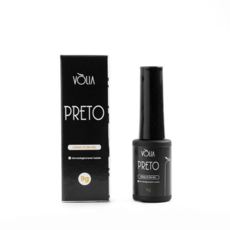 Esmalte em Gel Volia Preto 9g