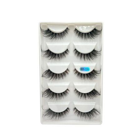 Cílios de Postiço 6D-116 5 pares