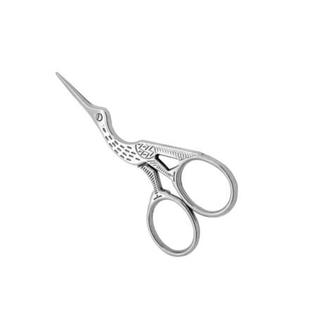 Tesoura Pássaro Garça Prata