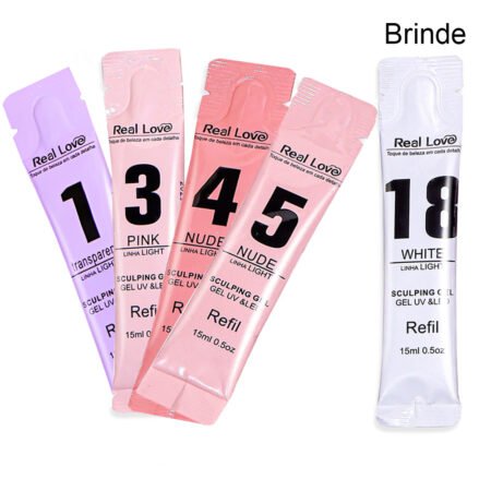 Kit 4 Geis Real Love Refil 15ml