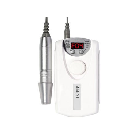 Motor Portatil Nail Polish Branco Zem 35000 rpm