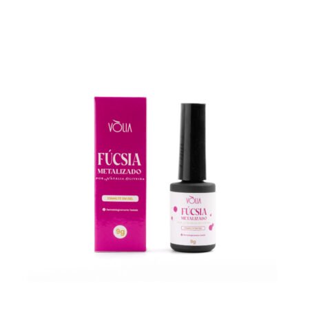 Esmalte em Gel Volia Fucsia Metalizado 9g