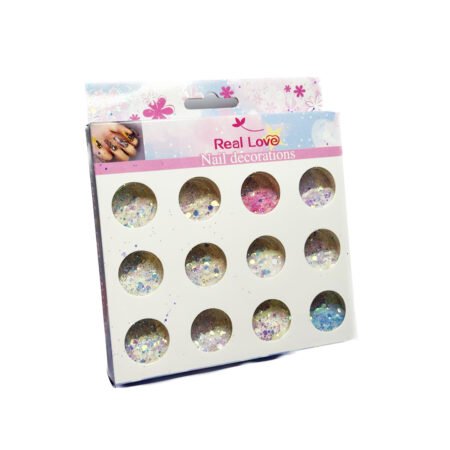 Kit Glitter Flocado Real Love 12 Unidades