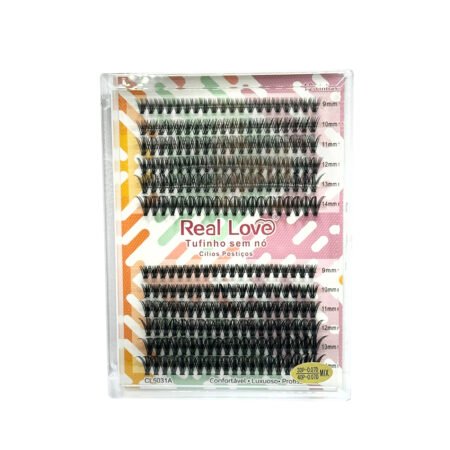 Cilios Tufinho Sem No Real Love 30P-0.07D 40P-0.07D Mix