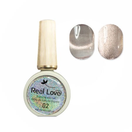 Esmalte em Gel Olho de Gato Brilhante 02 Real Love 10ml