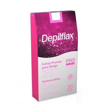 Folhas Prontas Para Design de Sobrancelhas Depilflax 20 unidades