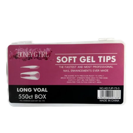 Postiça Soft Gel Bailarina HoneyGirl 550 unidades