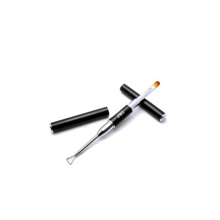 Pincel Lingua de Gato Duplo DZ Com Espalhador De Fibras