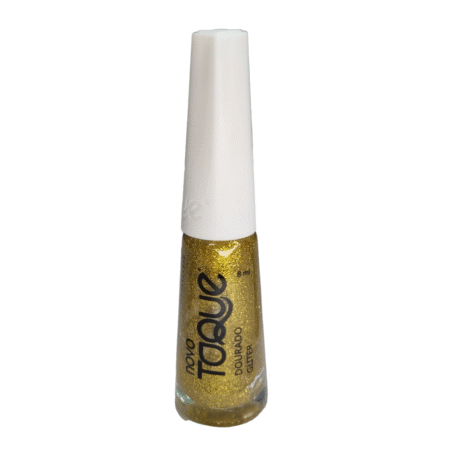 Esmalte Novo Toque Dourado Glitter 8ml