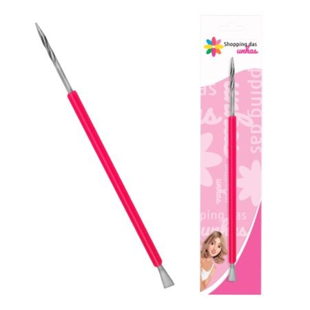 Espátula e Bastão Cutícula Inox 9194 Shopping das Unhas
