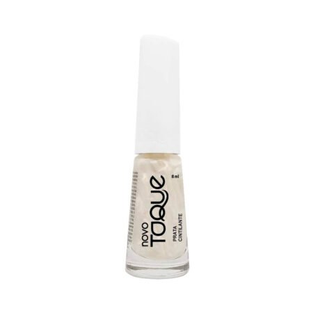 Esmalte Novo Toque Cintilante Prata 8ml