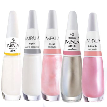 Kit 5 Esmaltes Impala