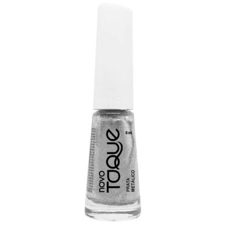 Esmalte Novo Toque Prata Metálico 8ml