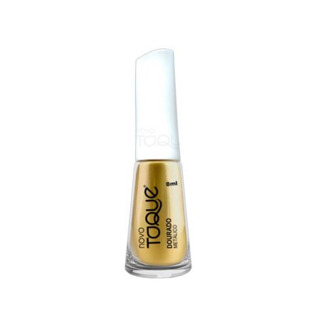 Esmalte Novo Toque Metálico Dourado 8ml
