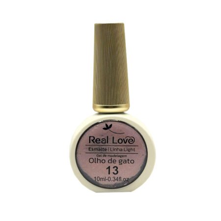 Esmalte em Gel Linha Light Olho de Gato 13 Real Love 10ml