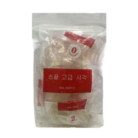 Tip Stileto Transparente 500 unidades Pacote