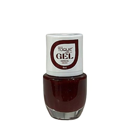 Esmalte Novo Toque Efeito em Gel Cereja Cremoso 9ml