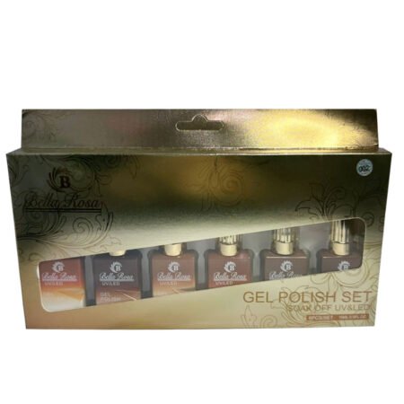 Kit Esmalte em Gel 002 Bella Rosa 6 unidades