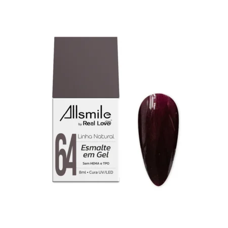 Esmalte em Gel Allsmile 64 10ml