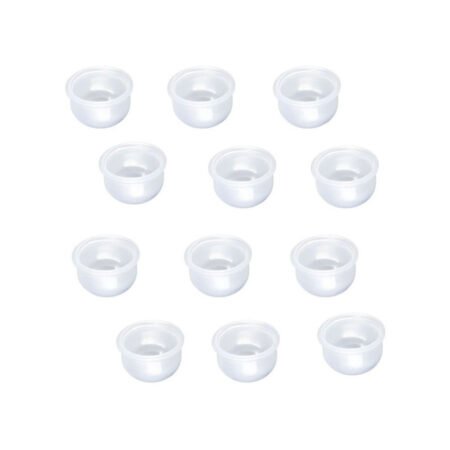 Batoque Transparente com 06 unidades