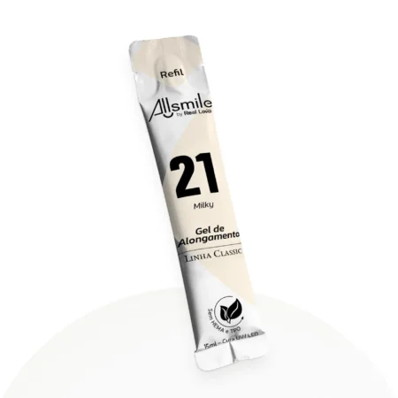 Gel Allsmile Linha Classic Milky 21 15ml Refil