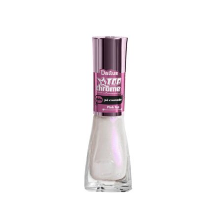 Esmalte Dailus Top Chrome Efeito Po Cromado Pink Top 8ml