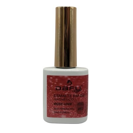 Esmalte em Gel Dafu Magnetico Rose Love 10ml 12