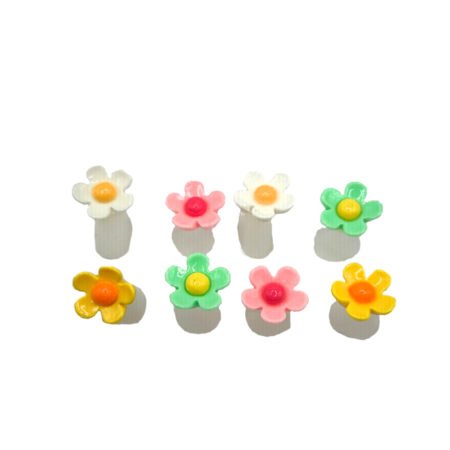 Separador de Dedos do Pé Margarida Colorido 8 unidades