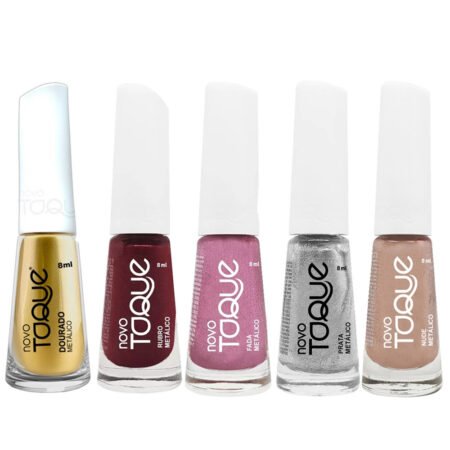 Coleção Metálico Novo Toque 5 unidades