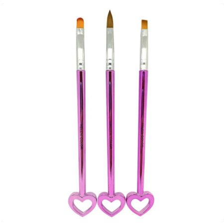 Pinceis Helen Color - Coração  3 Unidades