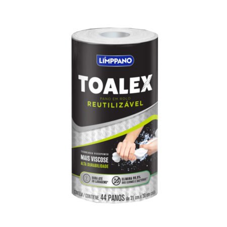 Pano Reutilizável Limppano Toalex 44 unidades Branco