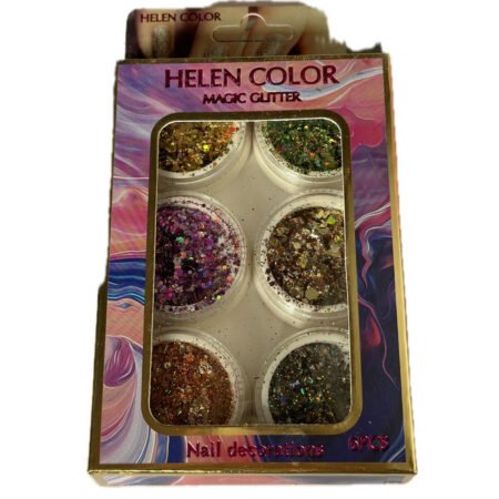 Glitter Helen Color 6 unidades