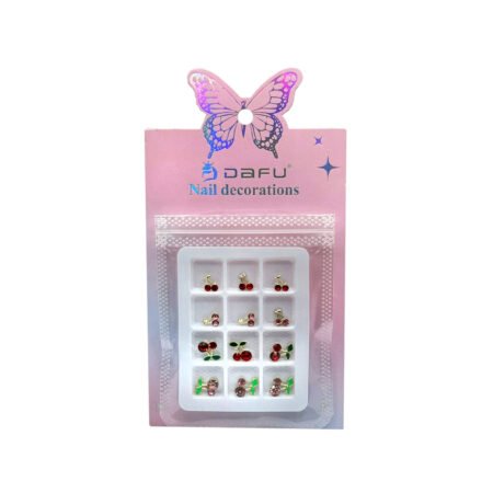 Decoração de Unhas Cereja Dafu